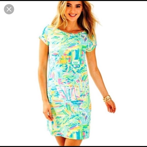 Lilly Pulitzer Dresses & Skirts - Lilly Pulitzer short sleeve Marlowe sea salt sun